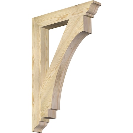 Ekena Millwork Imperial Traditional Rough Sawn Bracket, Douglas Fir, 4"W x 26"D x 38"H BKT04X26X38IMP01RDF